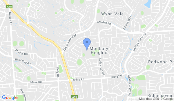 GKR Karate Modbury location Map