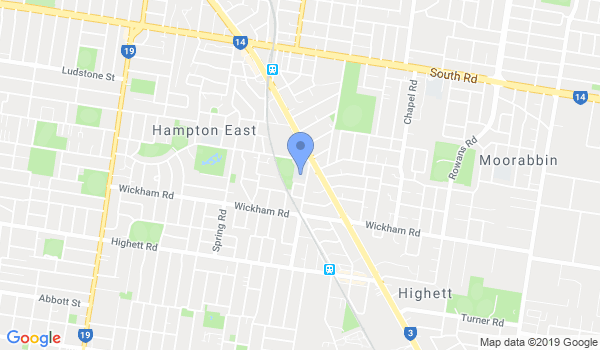 GKR Karate - Moorabbin location Map