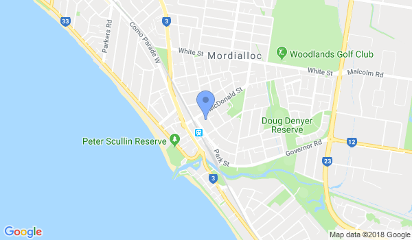 GKR Karate Mordialloc location Map