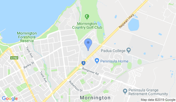 GKR Karate Mornington Prime location Map