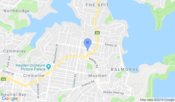 GKR Karate Mosman location Map