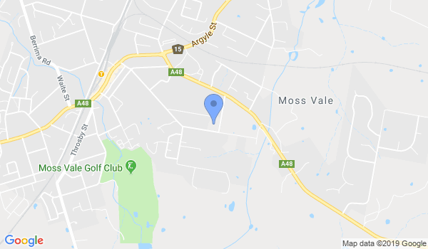GKR Karate Moss Vale Prime location Map