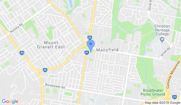 GKR Karate Mount Gravatt location Map