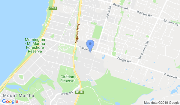 GKR Karate - Mount Martha location Map
