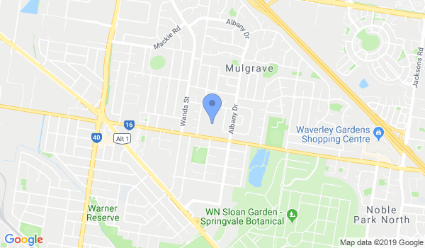 GKR Karate Mulgrave location Map