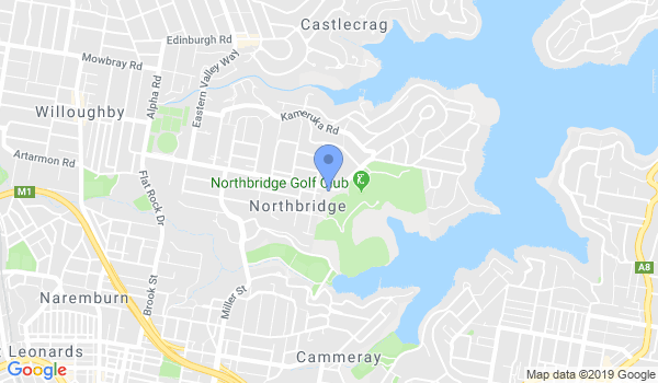 GKR Karate Northbridge location Map