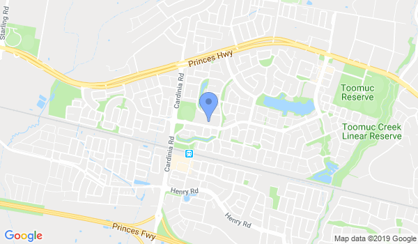 GKR Karate Pakenham Lakeside location Map
