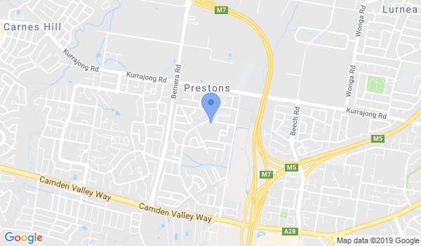 GKR Karate Prestons Dalmeny Drive location Map