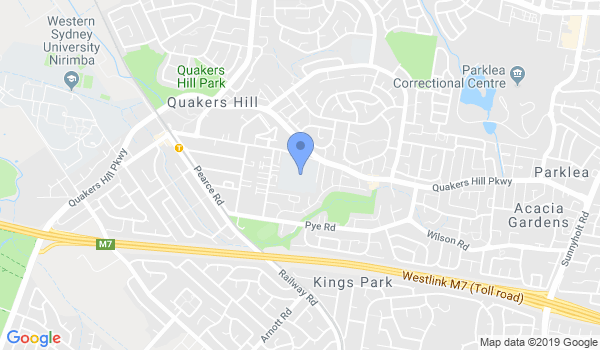 GKR Karate Quakers Hill location Map