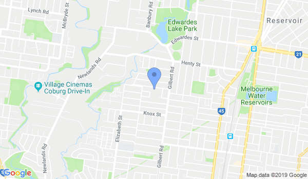 GKR Karate Reservoir West location Map
