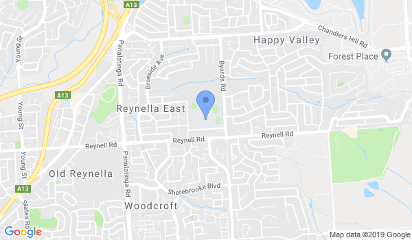 GKR Karate Reynella East location Map