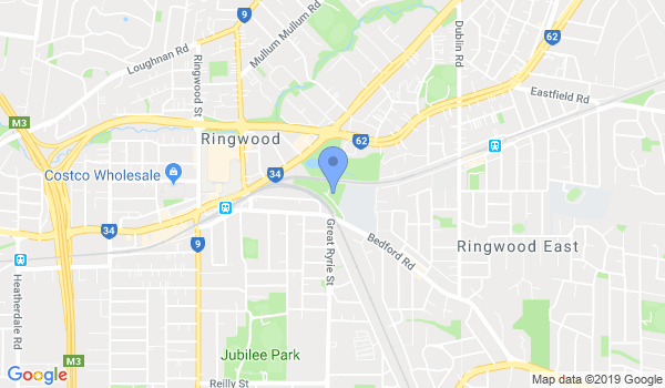 GKR Karate - Ringwood location Map