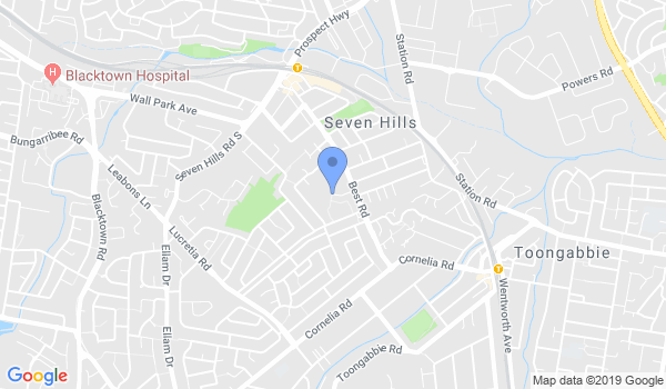 GKR Karate Seven Hills location Map