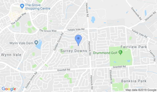 GKR Karate Surrey Downs location Map
