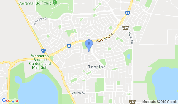 GKR Karate - Tapping location Map