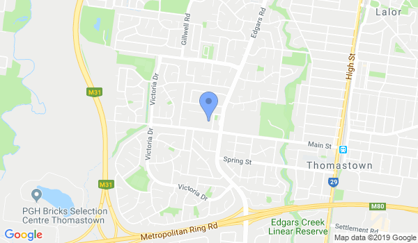 GKR Karate Thomastown location Map