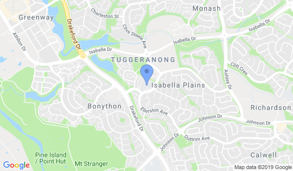 GKR Karate - Tuggeranong location Map