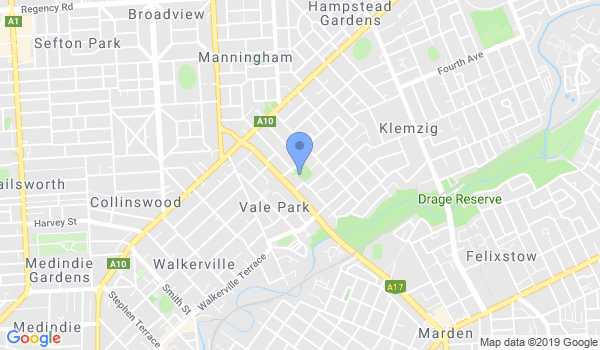 GKR Karate Vale Park location Map