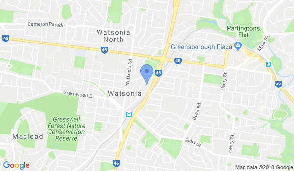 GKR Karate Watsonia location Map