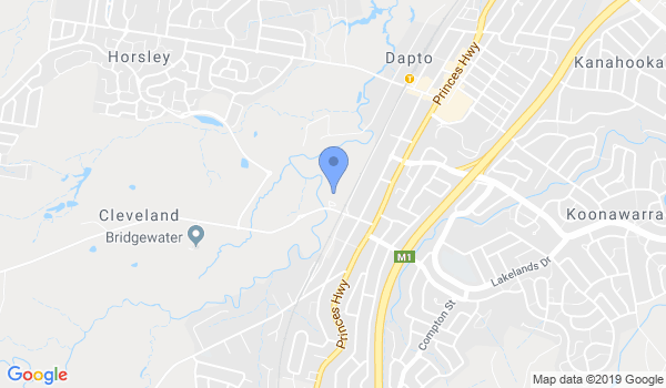 GKR Karate - West Dapto location Map