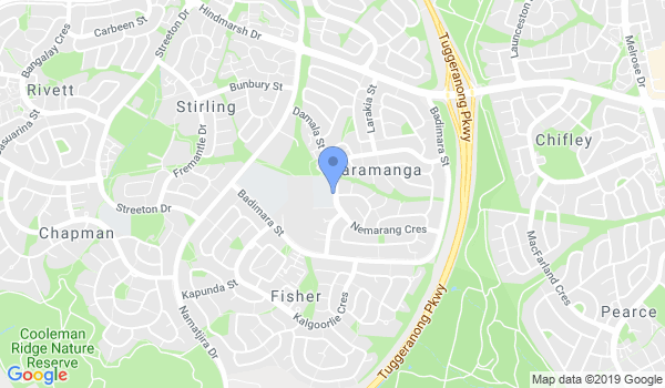 GKR Karate - Weston Creek location Map