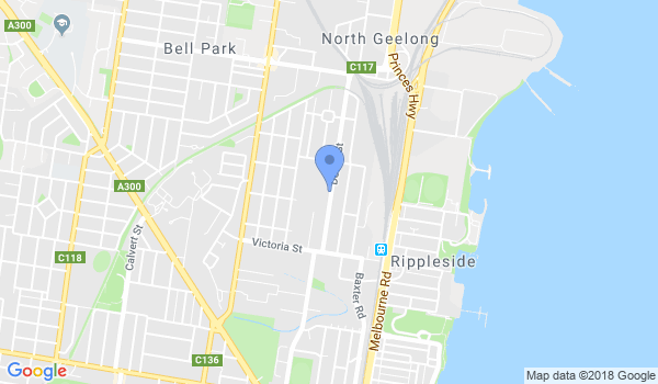 Geelong Muay Thai location Map