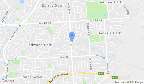 Golden Dragon Budo Ryu Karate location Map