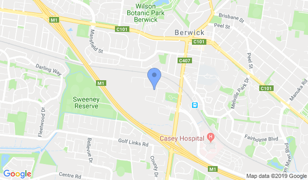 Golden Lion Tai Chi Berwick location Map