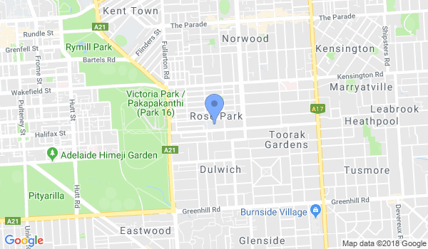 Golden Knights Martial Arts - Rose Park location Map