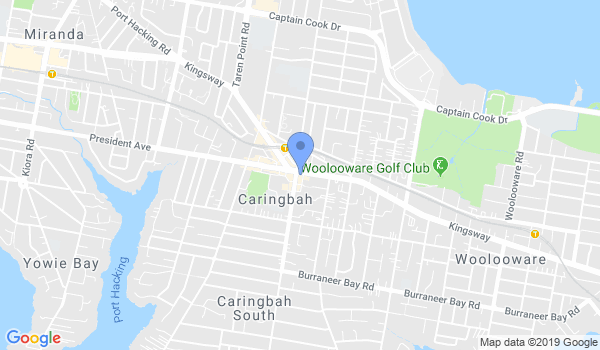 Gracie Barra Caringbah location Map