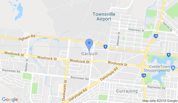 Gracie Barra Townsville location Map