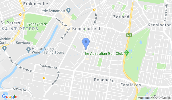 Gracie Sydney Brazilian Jiu Jitsu (BJJ) location Map