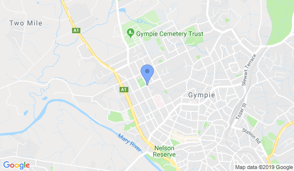 The Gympie Karate Academy location Map