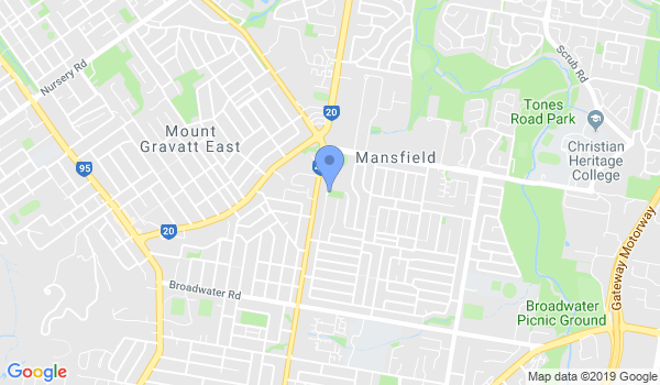 Martial Arts Brisbane location Map