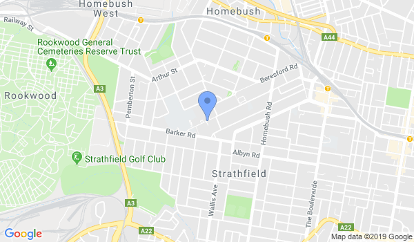 Head Academy Jow Gar Kung Fu Strathfield location Map