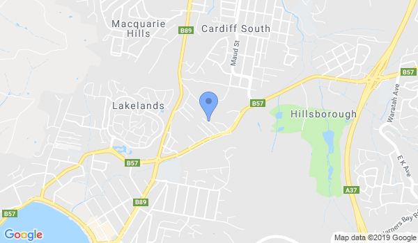 Hunter Valley Martial Arts Centre location Map