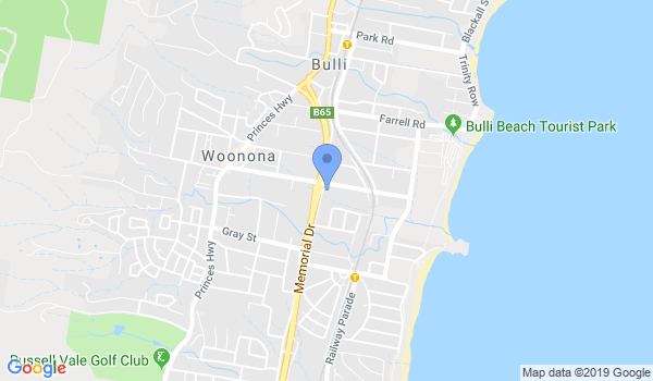 Illawarra Academy of Kyokushin Karate location Map