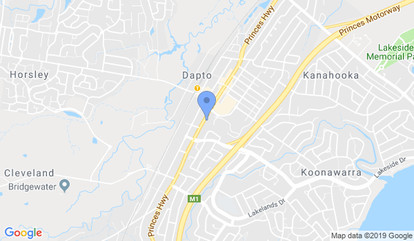 Illawarra Martial Arts location Map