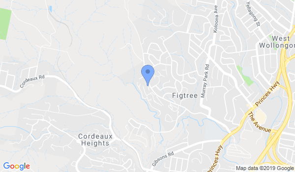 Illawarra Martial Arts location Map