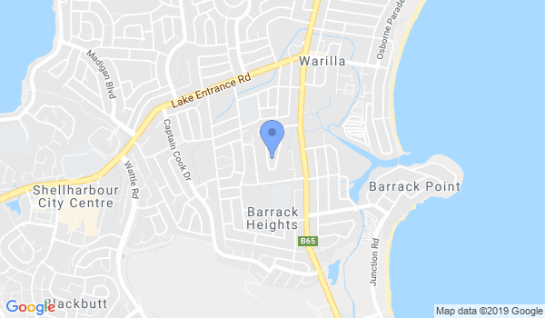 Illawarra South Coast Brazilian Jiu Jitsu & Mixed Martial Arts location Map