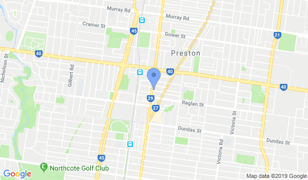 Independant Shotokan Karate Australia location Map