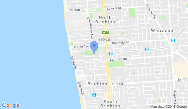 JKA Karate Brighton location Map