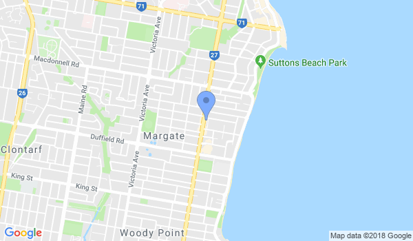 Jikishin Ju-Jitsu Australia North Brisbane location Map