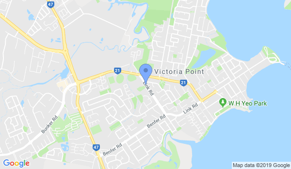 Jim Brophy's Australasian Tae Kwon Do & Hapkido location Map