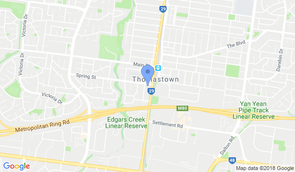 Jung Oh Taekwondo Academy location Map