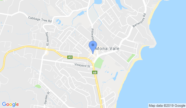 Jute Kung Fu Martial Arts Mona Vale Northern Beaches Sydney location Map