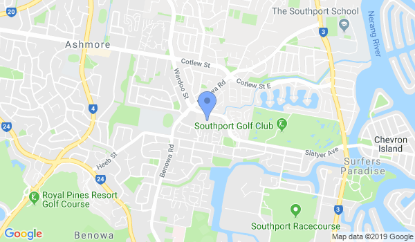 Kadara Capoeira Gold Coast location Map