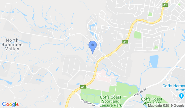 Kaigan-Kan Karate-Do Coffs Harbour location Map