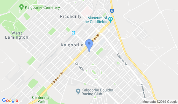 Kalgoorlie Police & Community Youth Centre (PCYC) location Map