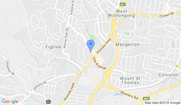 Kan Zen Ryu Karate location Map